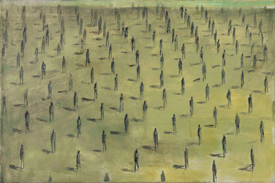 Galleria-Zak-project-space_Andrea-Berzaghi_Esercito_olio-su-tela