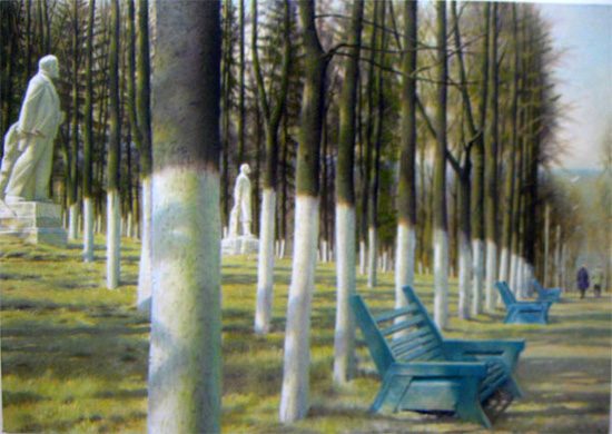 Primavera in una casa di riposo dei lavoratori