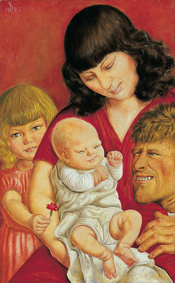 La Famiglia dell'Artista - Otto Dix La Famiglia dell'Artista - Otto Dix