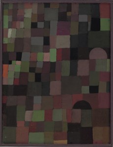 Paesaggio urbano (in gradazioni di rosso - verde)